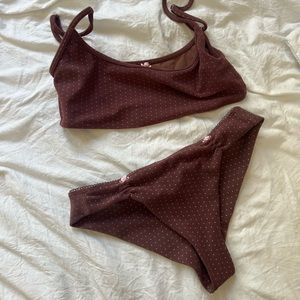 Frankie’s bikini never worn both fit as a SMALL